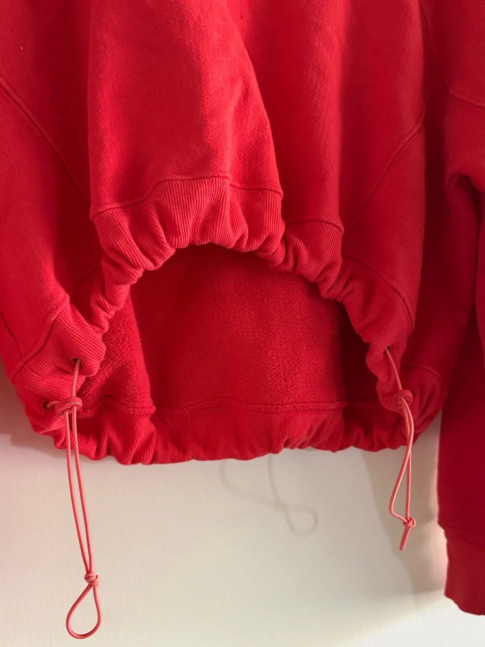 Free People Movement Cropped Red Sweatshirt